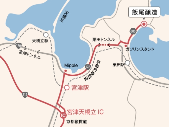 周辺道路マップ