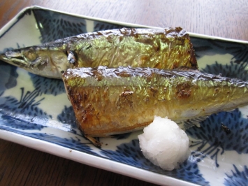 秋刀魚の塩焼き